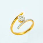 The Celestial Orbit Bypass 18K Ring