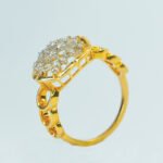 The Verdant Twist Statement Ring